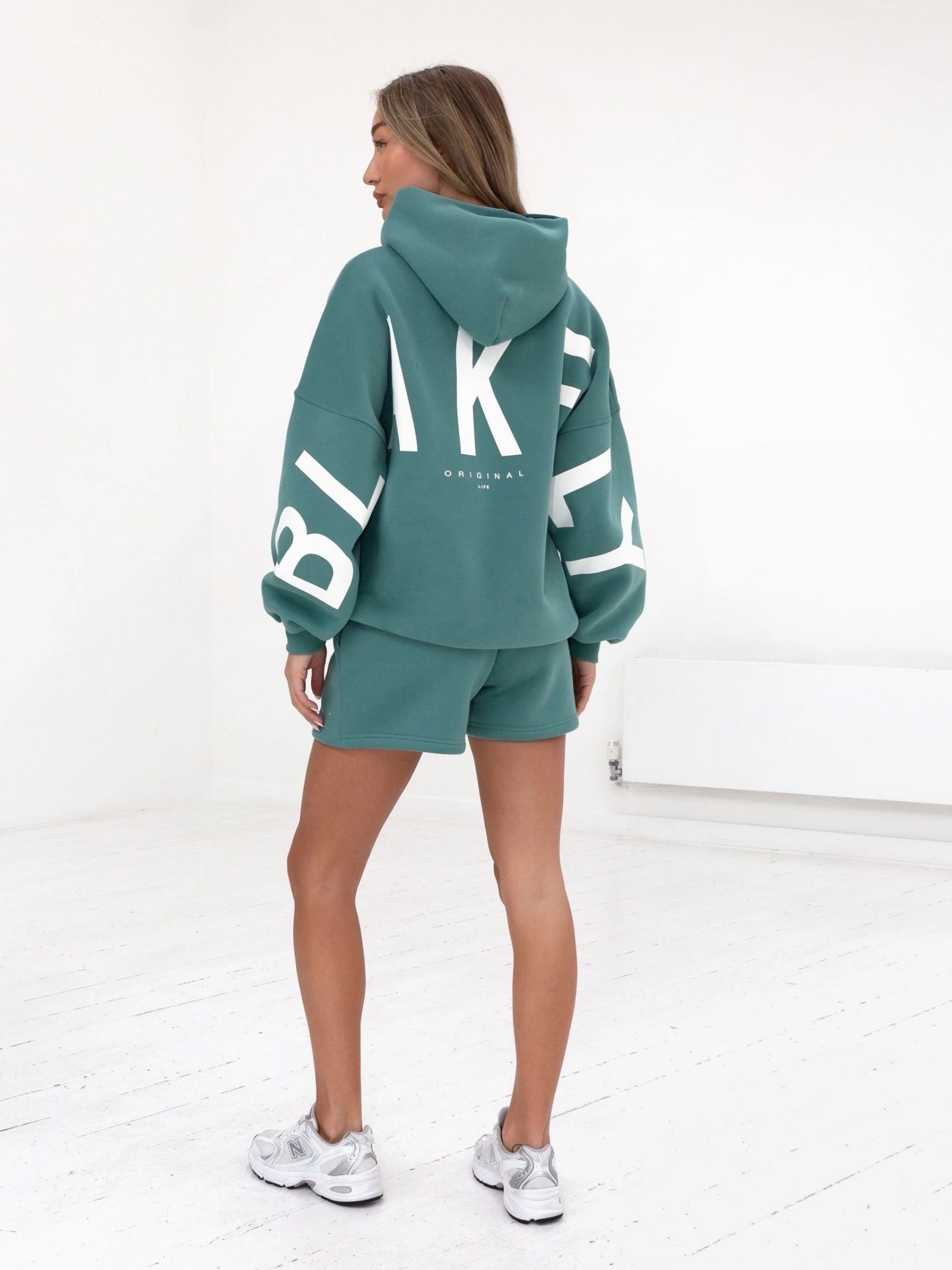 Penguin like Isabel Oversized Hoodie - Dusty Teal