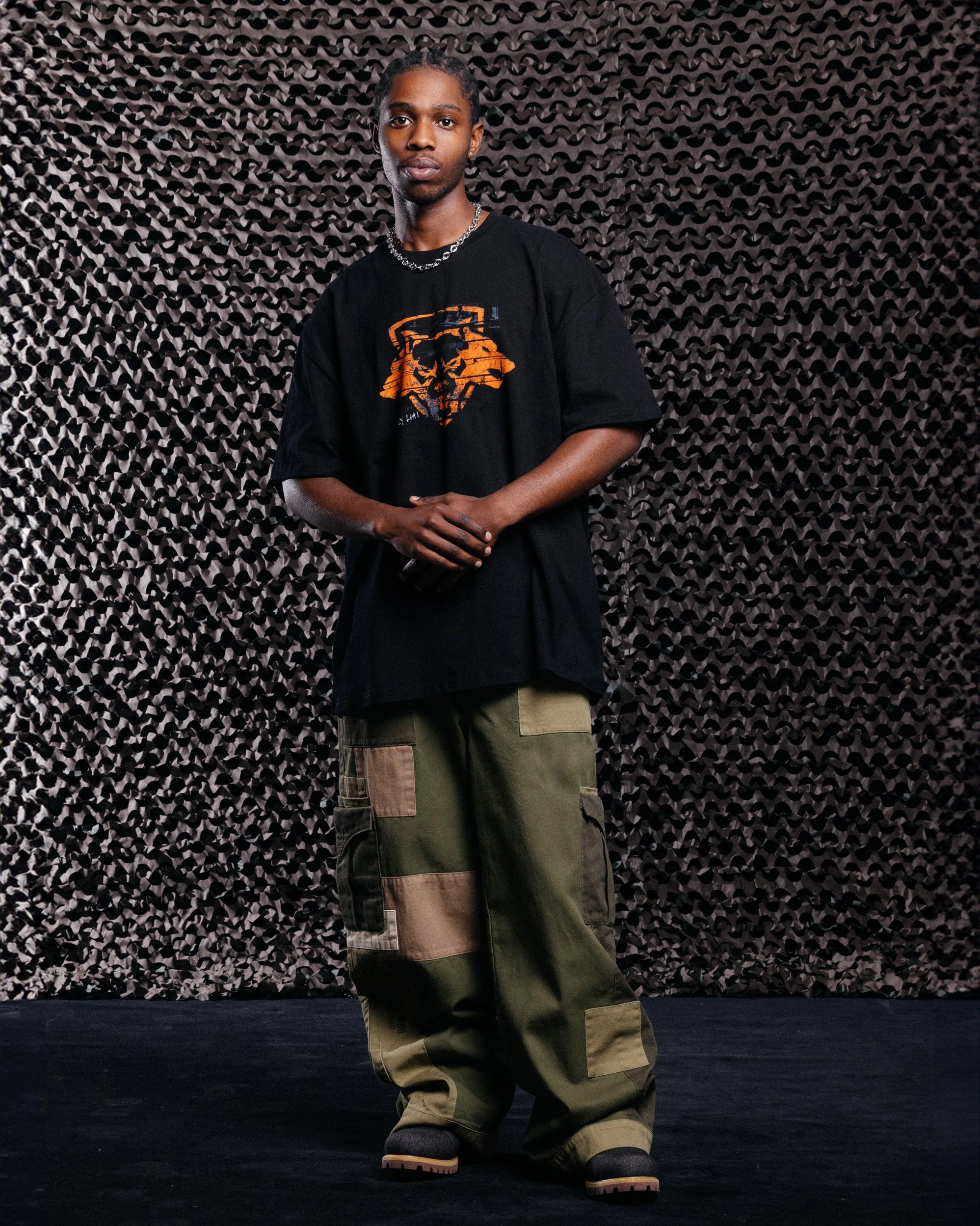 Cool and Breezy Goat Crew X Call Of Duty Black Ops 6 Vintage T-Shirt Black