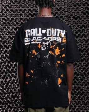 NonRestrictiveSilhouette Goat Crew X Call Of Duty Black Ops 6 Vintage T-Shirt Black