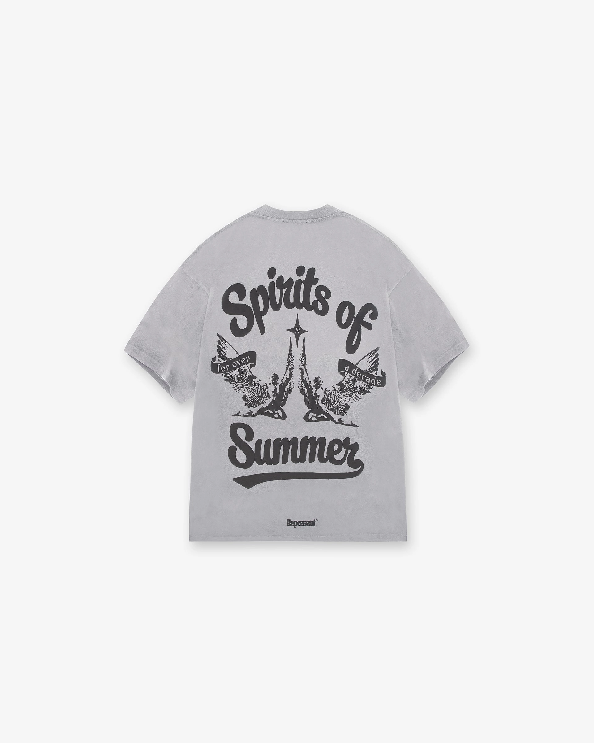 Chill Comfort Wear Vintage Wash Effect Spirits Of Summer T-Shirt - Mist