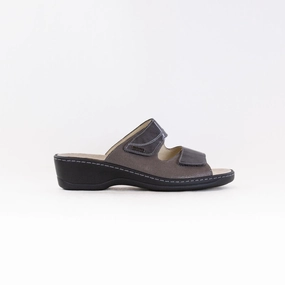 Fidelio Soft Line 225001 (Women's) - Asphalt Sleek Flats Versatile Walking Shoes