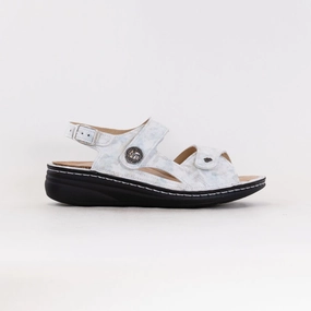 Finn Comfort Barbuda (Women's) - Diva Mavi Slip On Easy Adjust Buckles