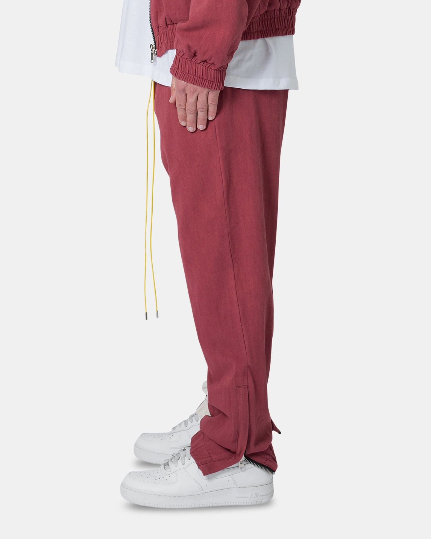 MNML Twill Racing Pants Rust DurableConstruction Ultra Stretch