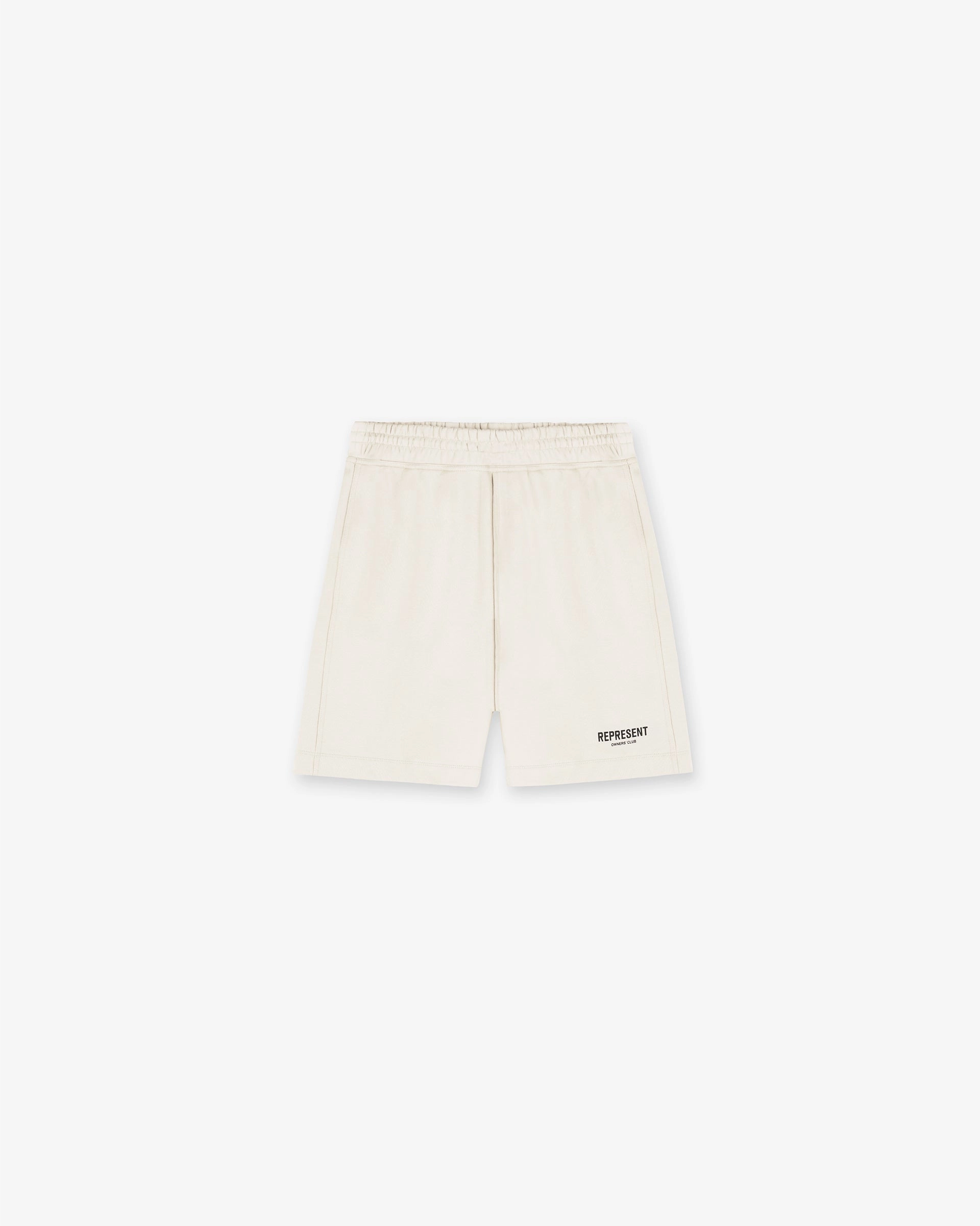 denim material ski wear Represent Owners Club Shorts - Flat White