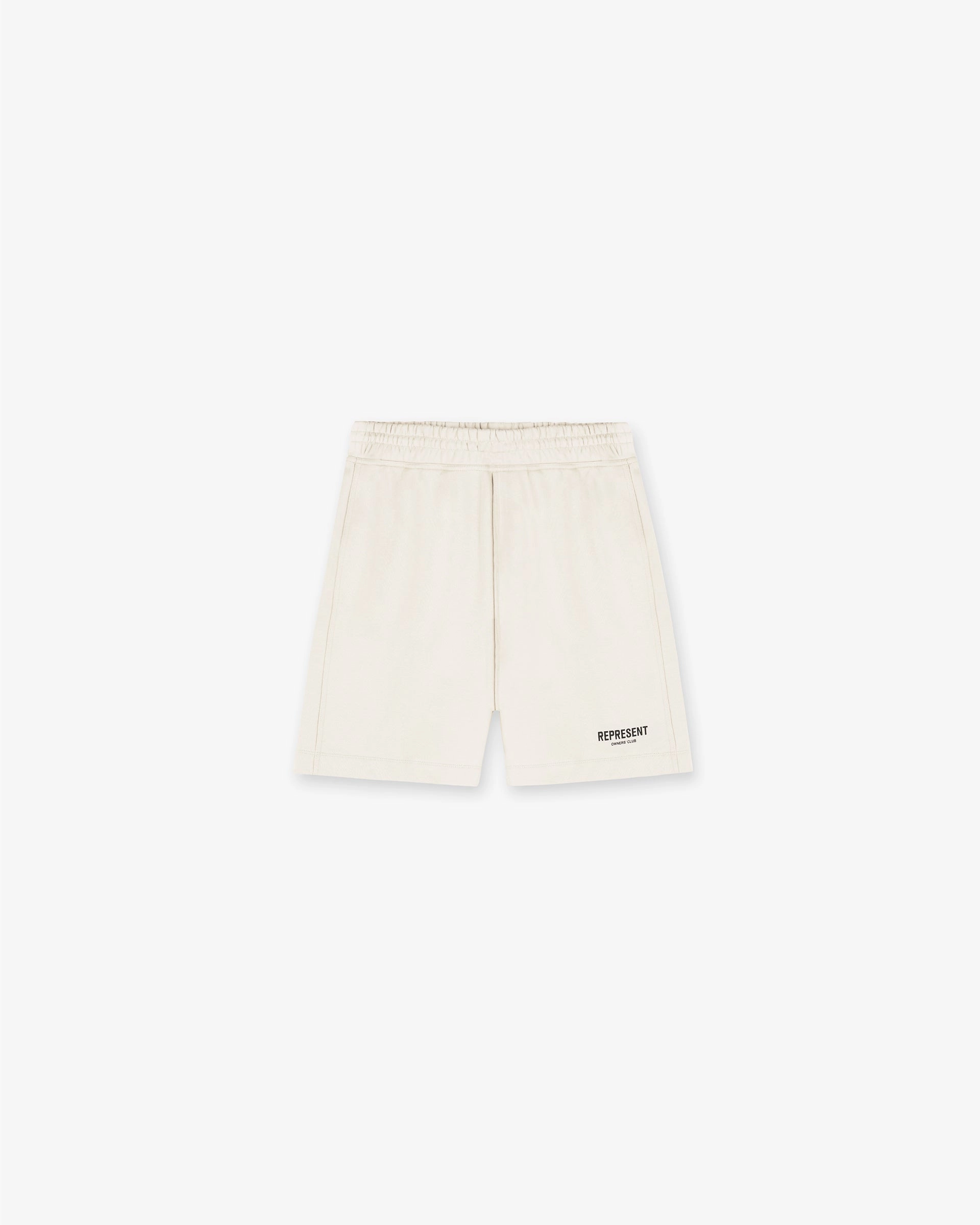 Represent Owners Club Shorts - Flat White Reinforced Hems