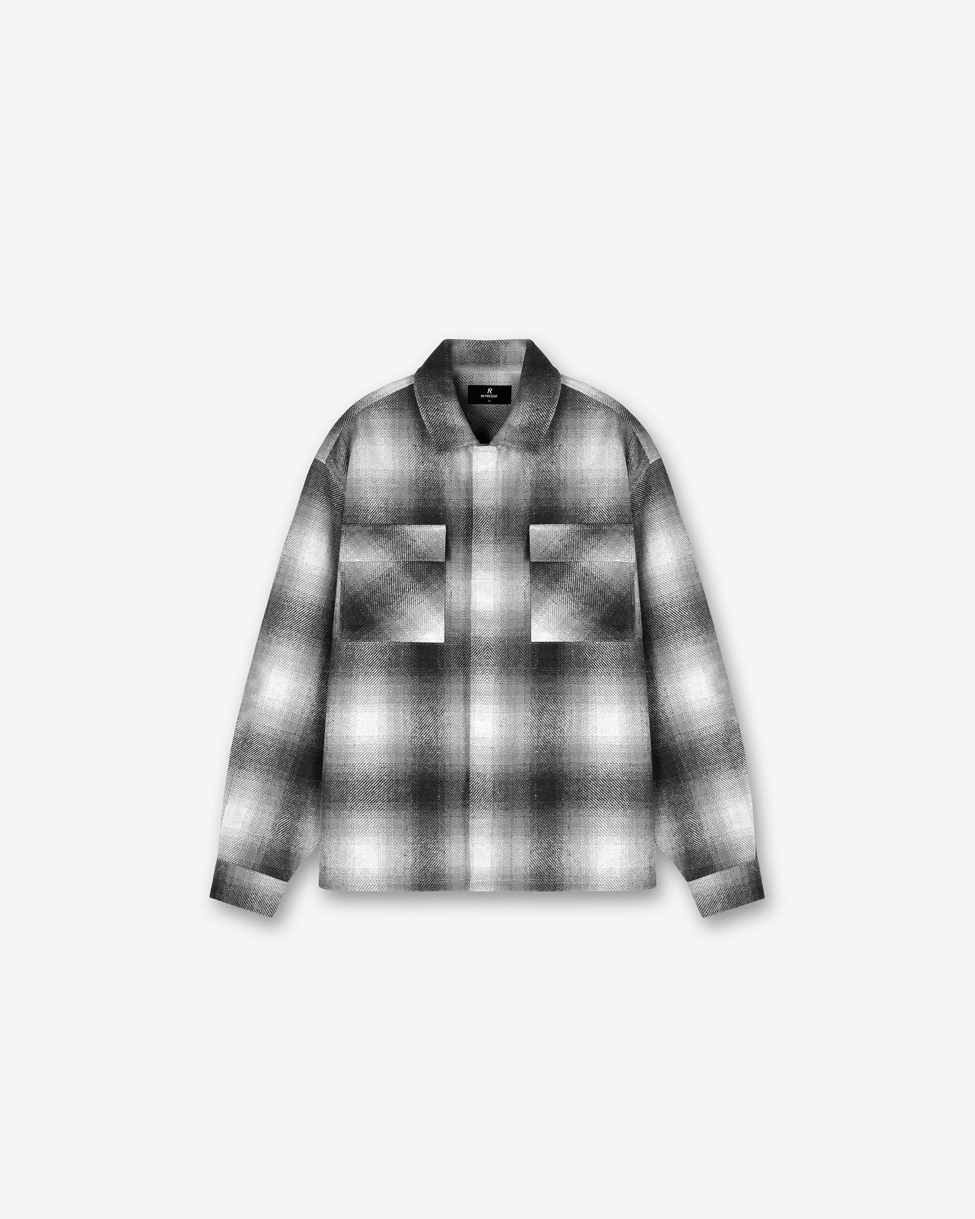 Spirits Of Summer Flannel Shirt - Black White Stylish Design Elegant Finish