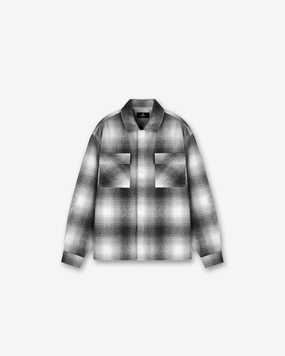 Spirits Of Summer Flannel Shirt - Black White Stylish Design Elegant Finish