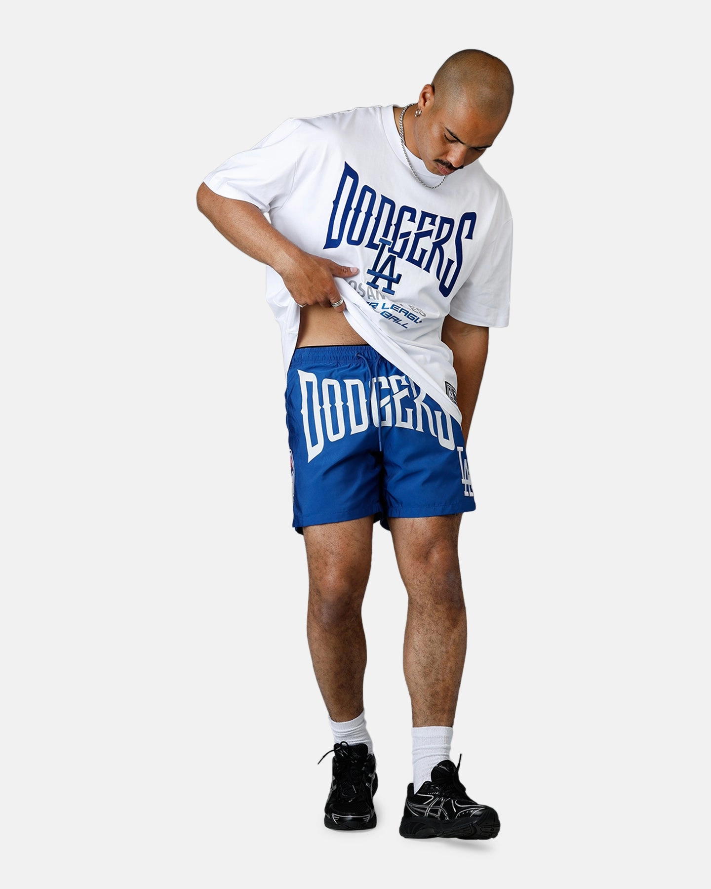 Pro Standard Los Angeles Dodgers City Tour 2.0 Shorts Blue Quick Release Buckle Stylish Fit