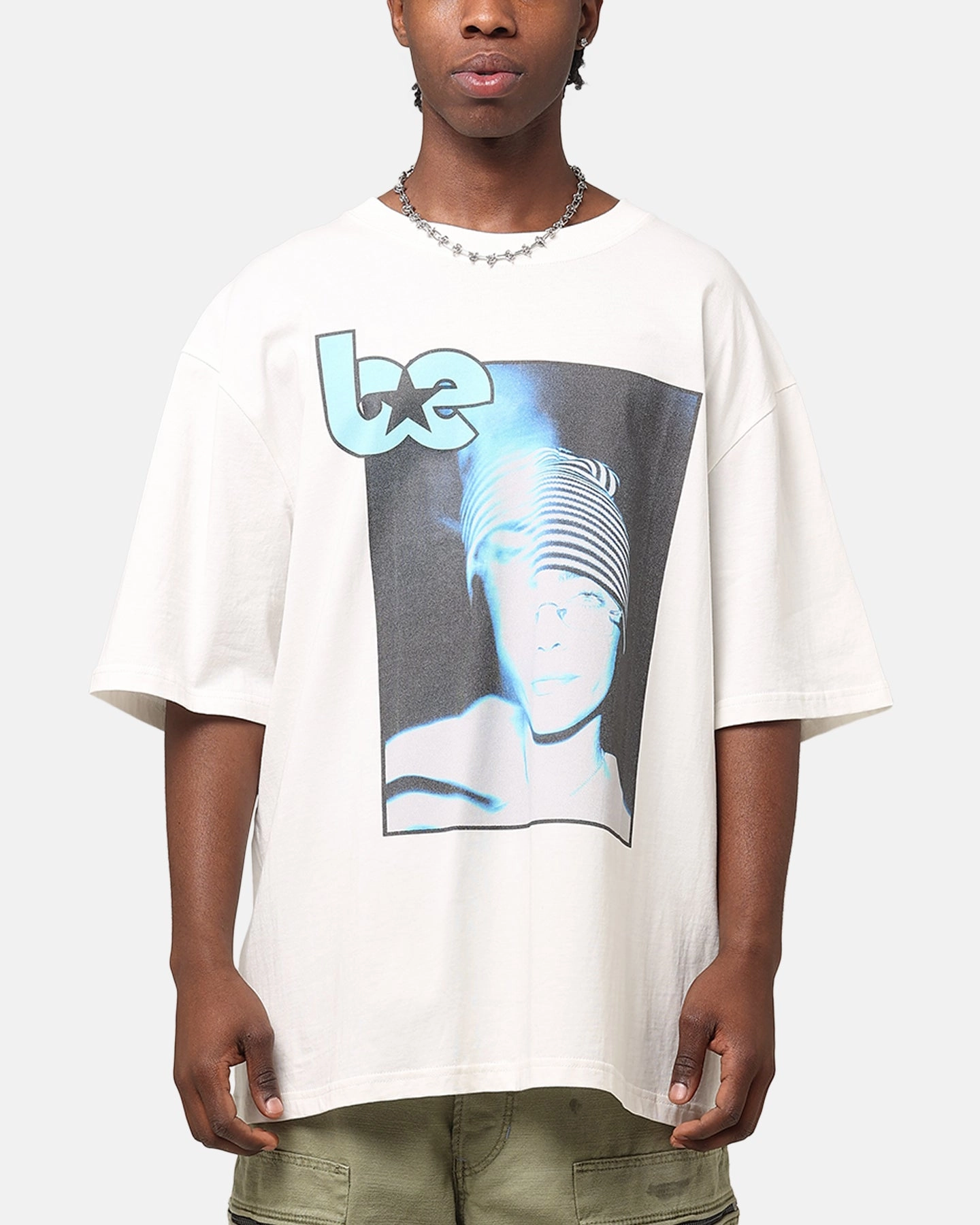 NonSlip Grip Tape RollUpSleeves Bravado Billie Eilish Billie T-Shirt White