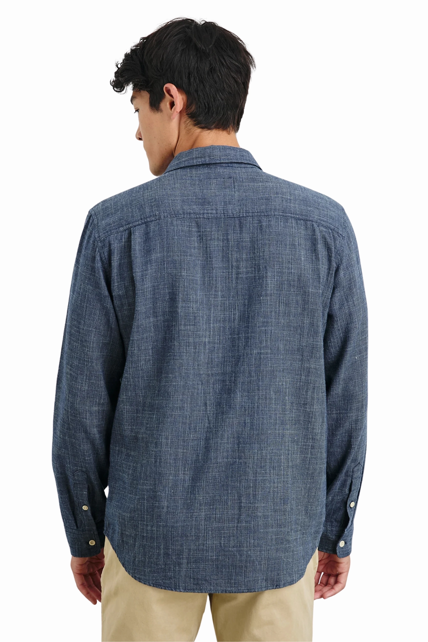 On-The-Go Style Wyatt Shirt in Navy Etch