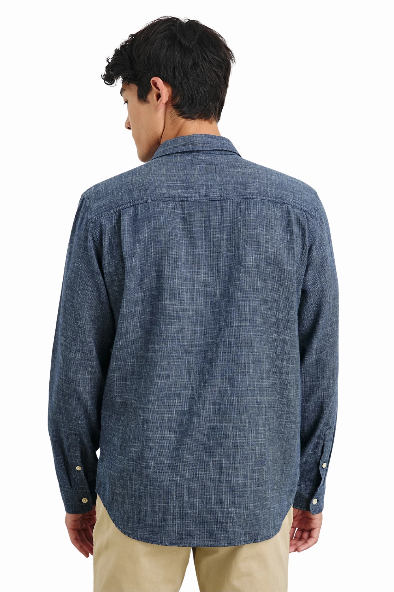 Wyatt Shirt in Navy Etch Local Favorite All-day Comfort