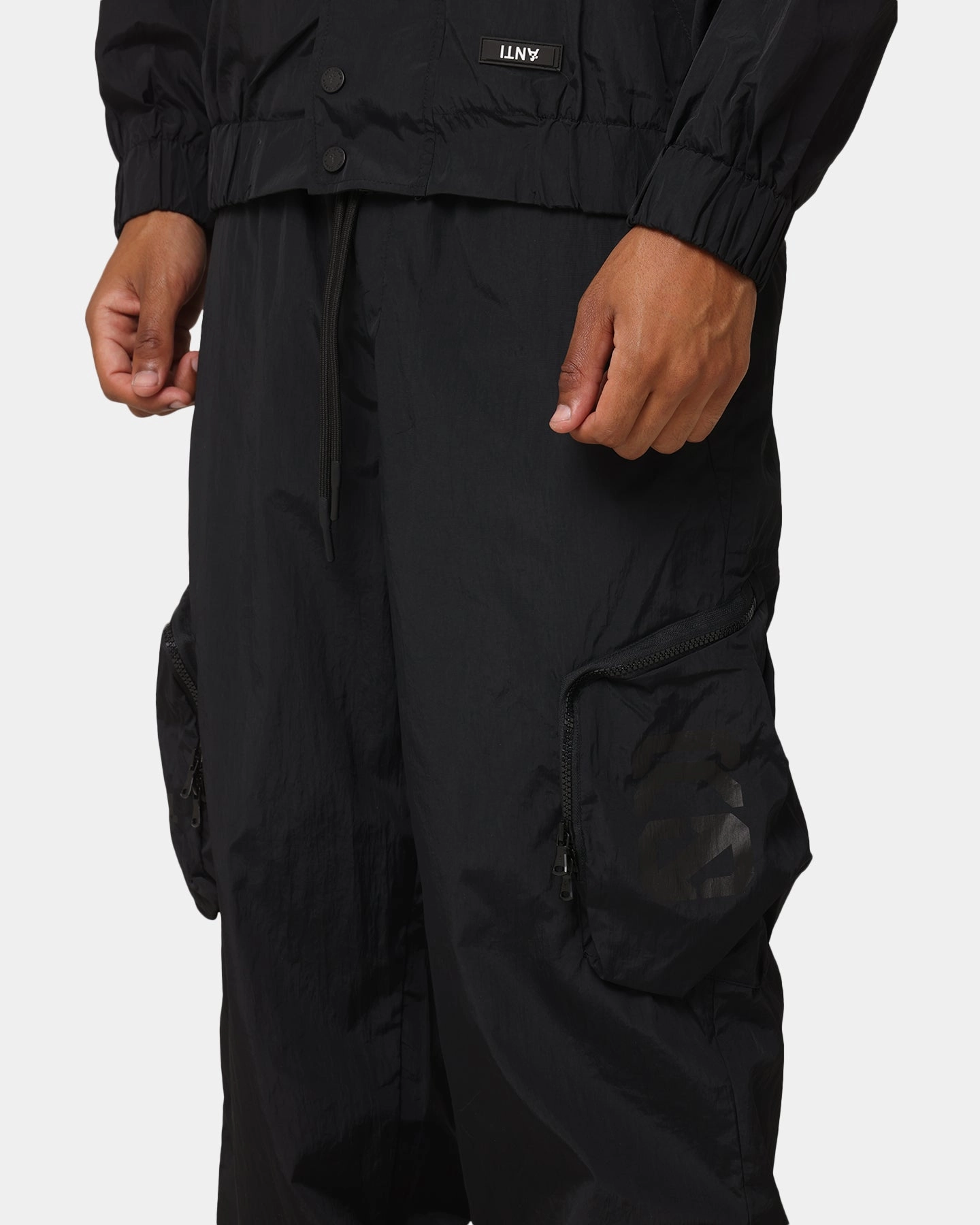 The Anti Order Faction Technical Jogger Black Corduroy texture