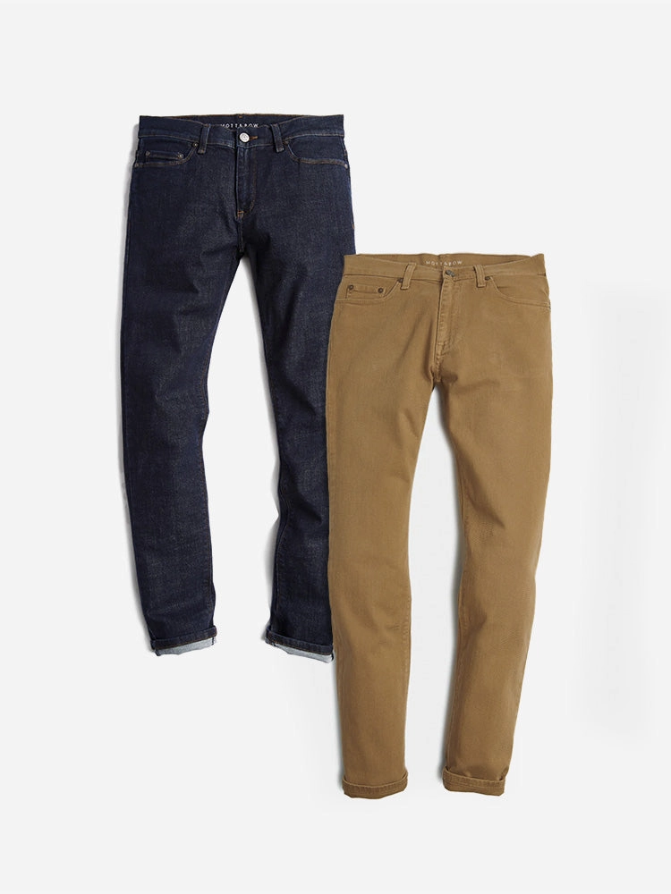 Set 15: 2 pair of Men Jeans Daily Musthave Textured Party Look Soft