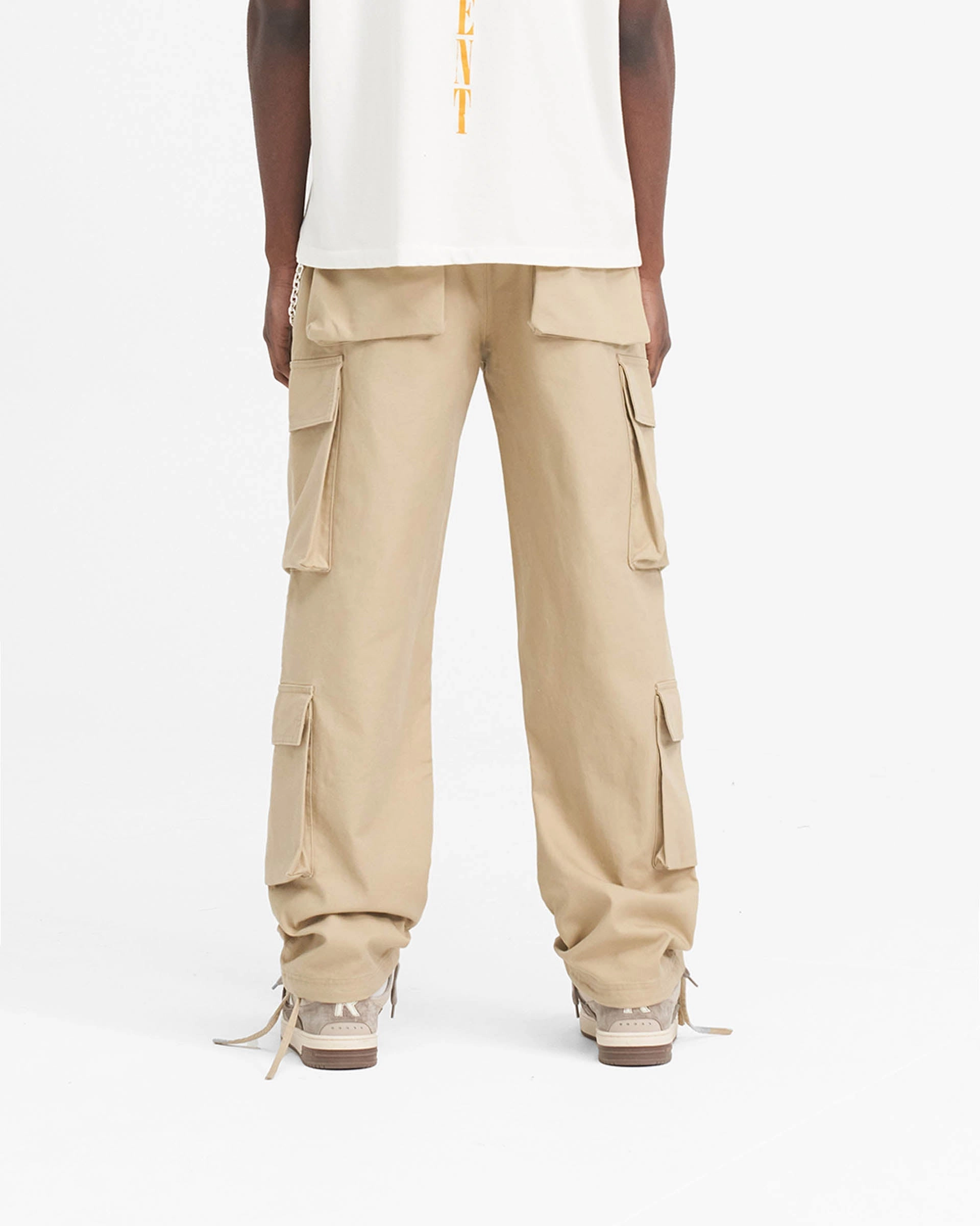 Multi Pocket System Baggy Cargo Pant - Sandstone
