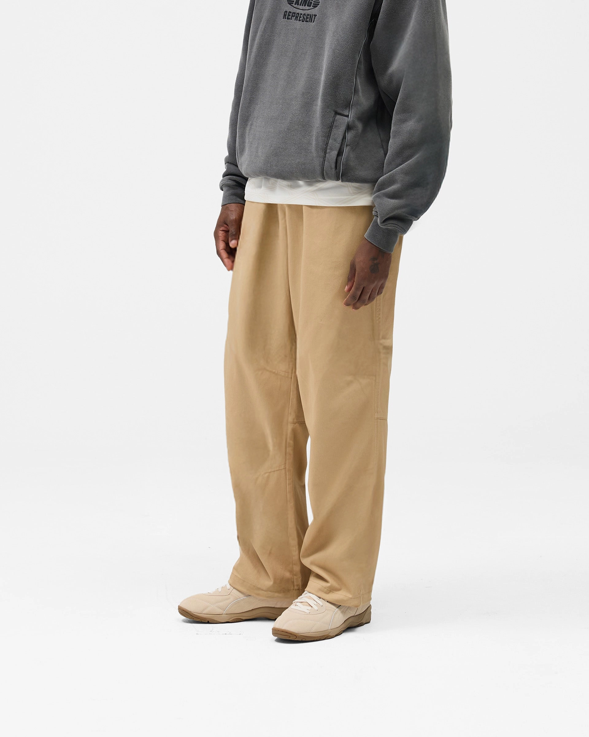 Quick Fit AntiPilling Represent X Puma Pants - Sand Dune