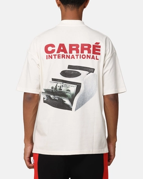 Carre Bankroll T-Shirt Off White High Collar Protection Design
