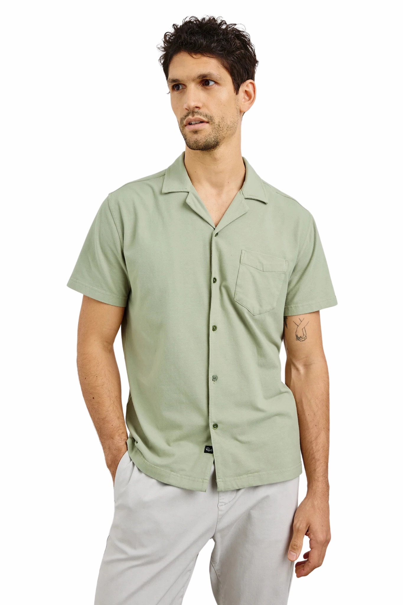 Lightweight Feel Flint Shirt in Sage