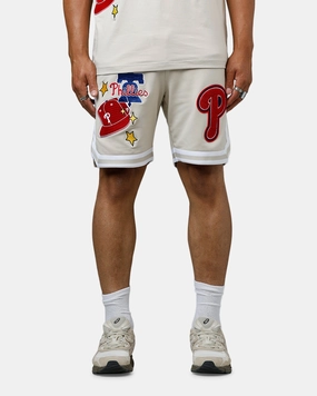 QuickDryTechnology New Era Philadelphia Phillies 'Logo Select' Summer Shorts Stone