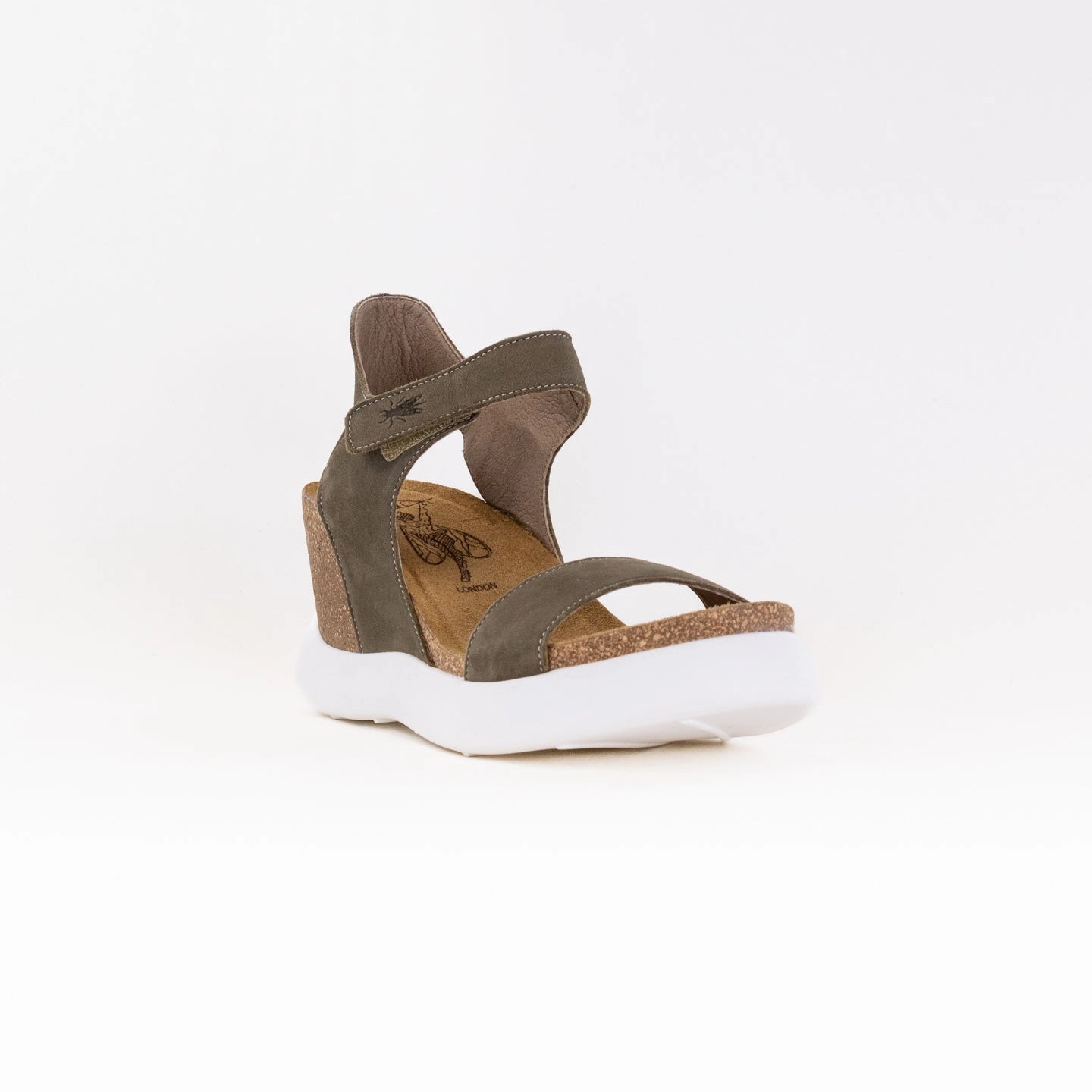 Fly London GOGO967FLY (Women's) - Khaki Leisure Vibe Rapid Evaporation Fabric