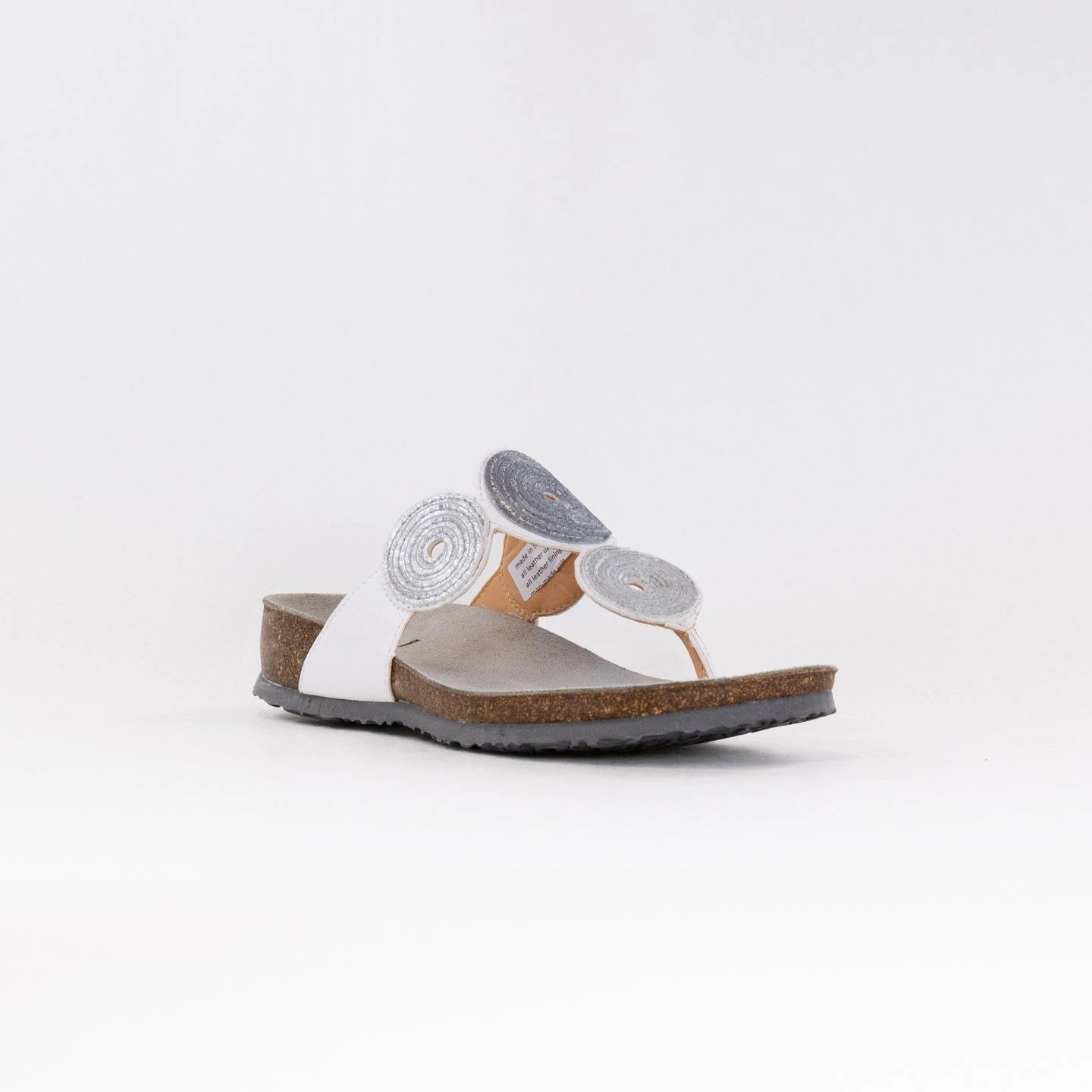 Think Julia Sandal 372 (Women's) - Bianco/Kombi Adjustable Straps