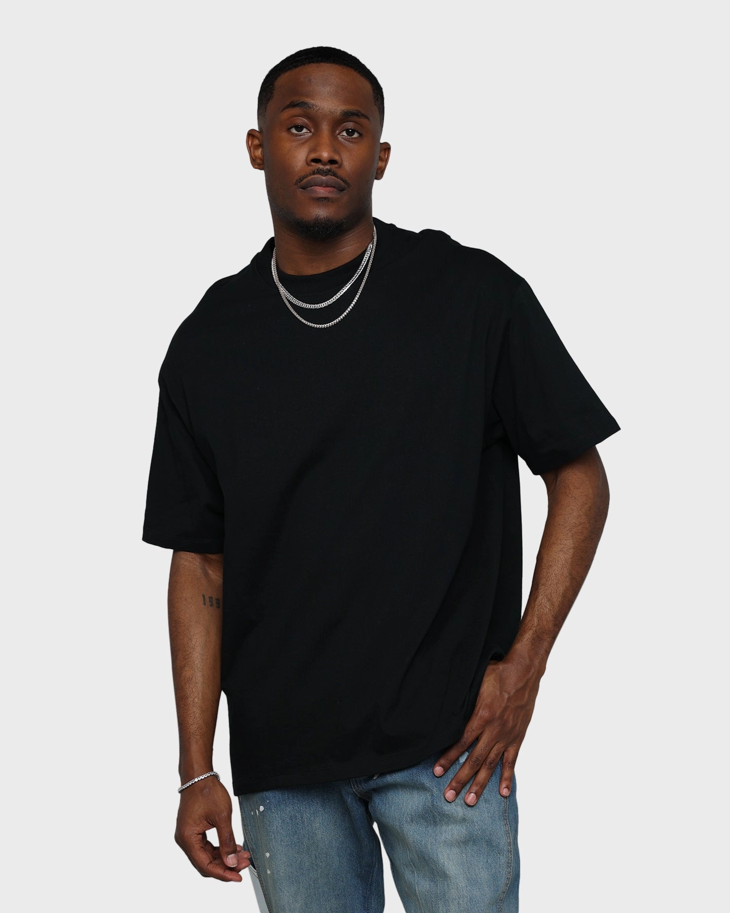 Retro design MNML Every Day II T-Shirt Black