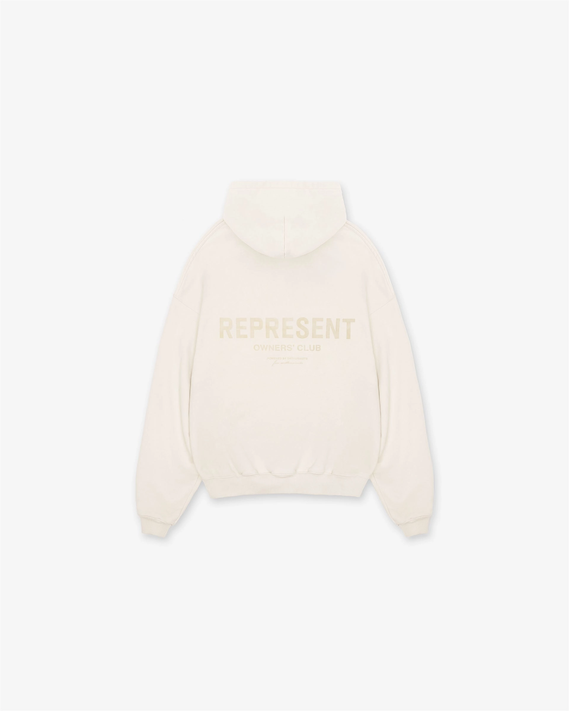 Represent Owners Club Hoodie - Buttercream Heathered Texture