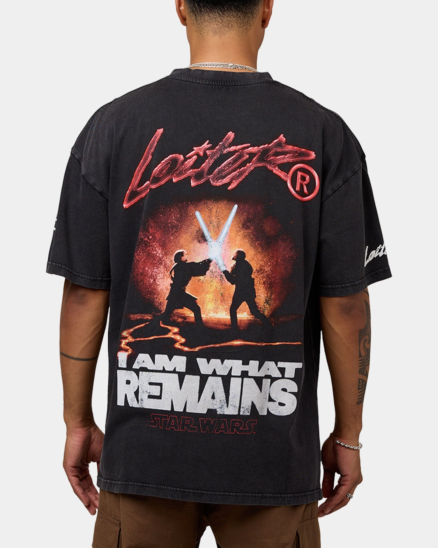 Multipurpose Layering Piece Star Wars Darth Vader T-Shirt Black Wash