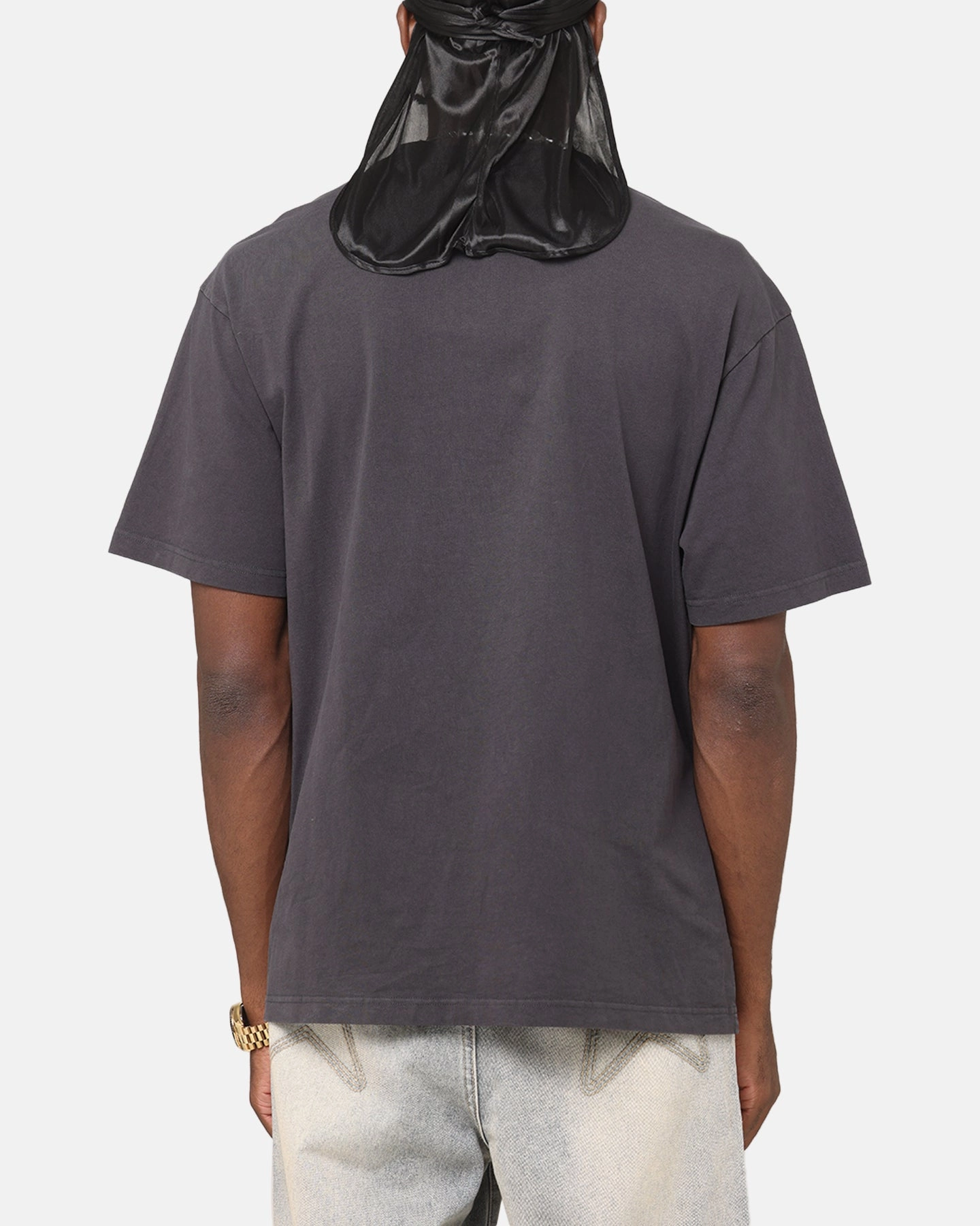 Low Profile Waistband Integration MeshPanel Mitchell & Ness New York Jets Arch T-Shirt Faded Black