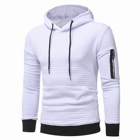 West Louis? Hooded Pullover Outwear Durable Zipper