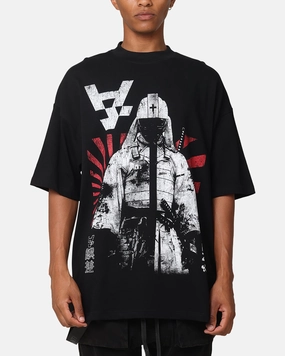 FadeResistantTechnology Anti Bacterial Layer The Anti Order Legion Mock Neck T-Shirt Black