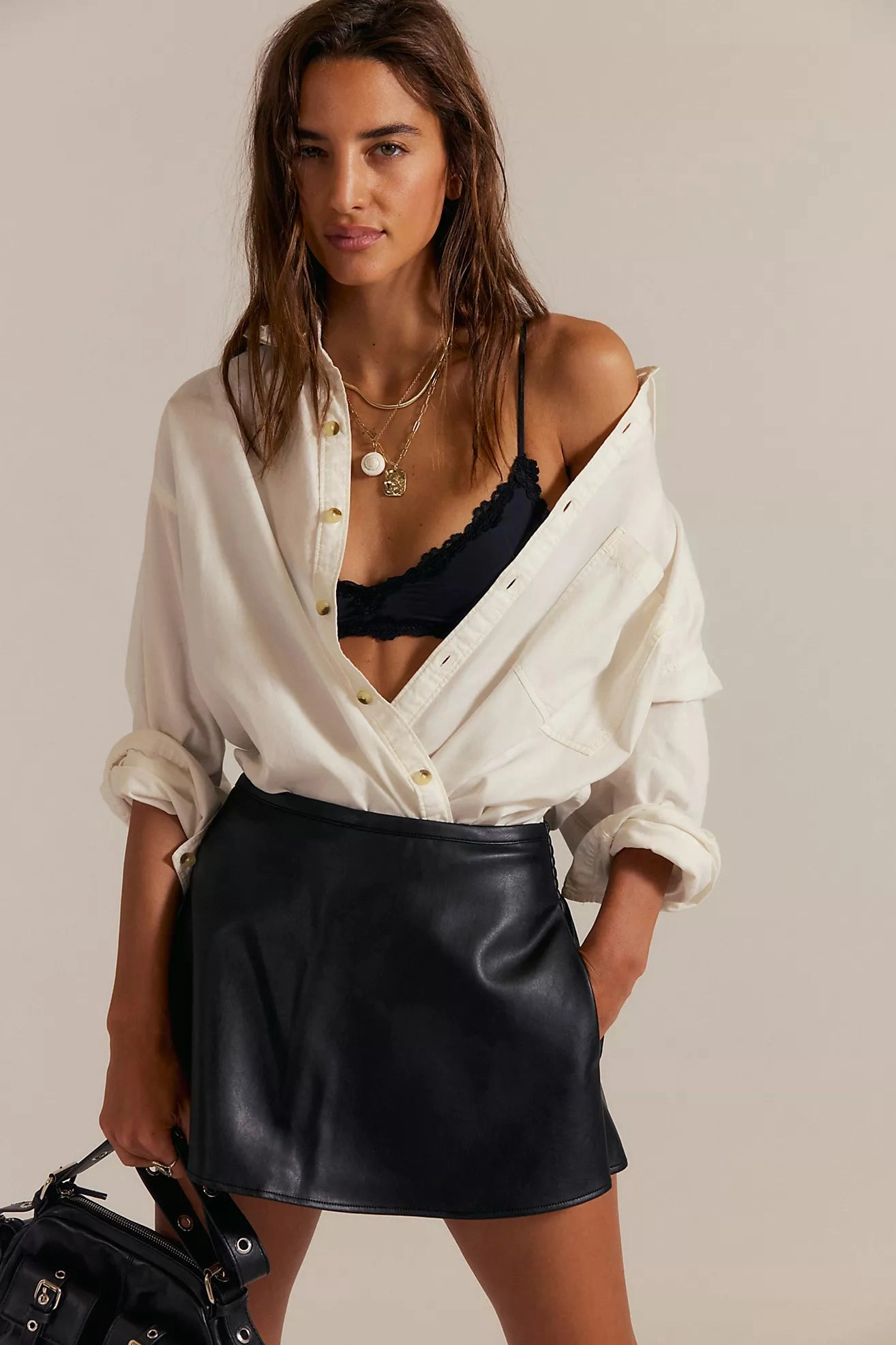 Free People Paradise Found Vegan Skort Breathable Flex