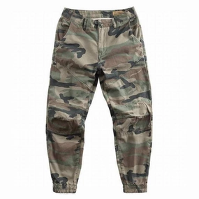 West Louis? Streetwear Jogger 100% Cotton Camouflage Pants Street Comfort Flexible Material