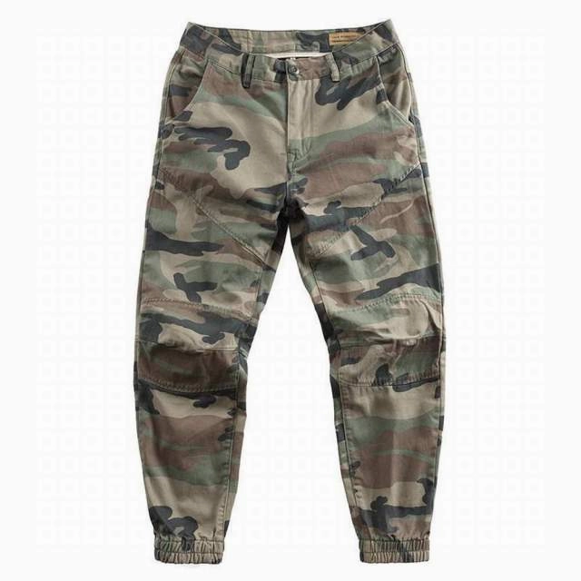West Louis? Streetwear Jogger 100% Cotton Camouflage Pants Street Comfort Flexible Material