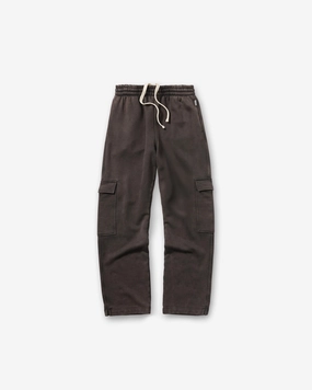 Initial Cargo Sweatpants - Coffee Eco Friendly Fabric Essential Wearable