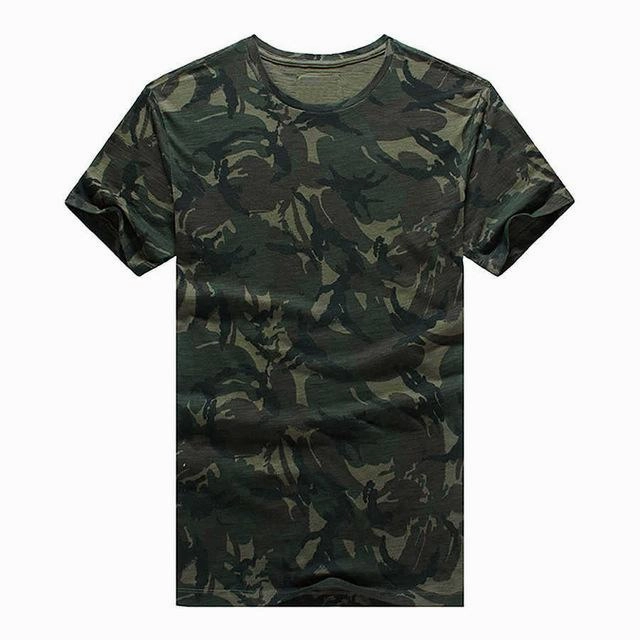West Louis? Summer Camouflage Print Fashion T-Shirt homecoming Streetwear Style