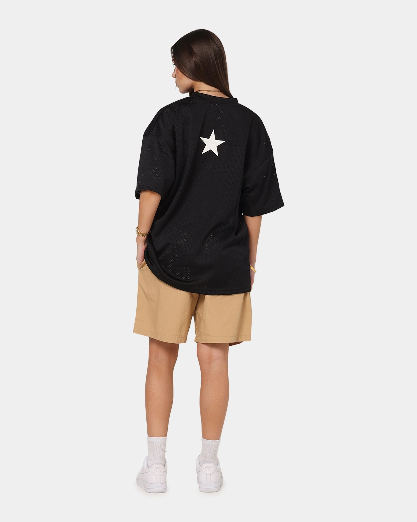 Carre Star Academy Mesh T-Shirt Black AntiPill Surface