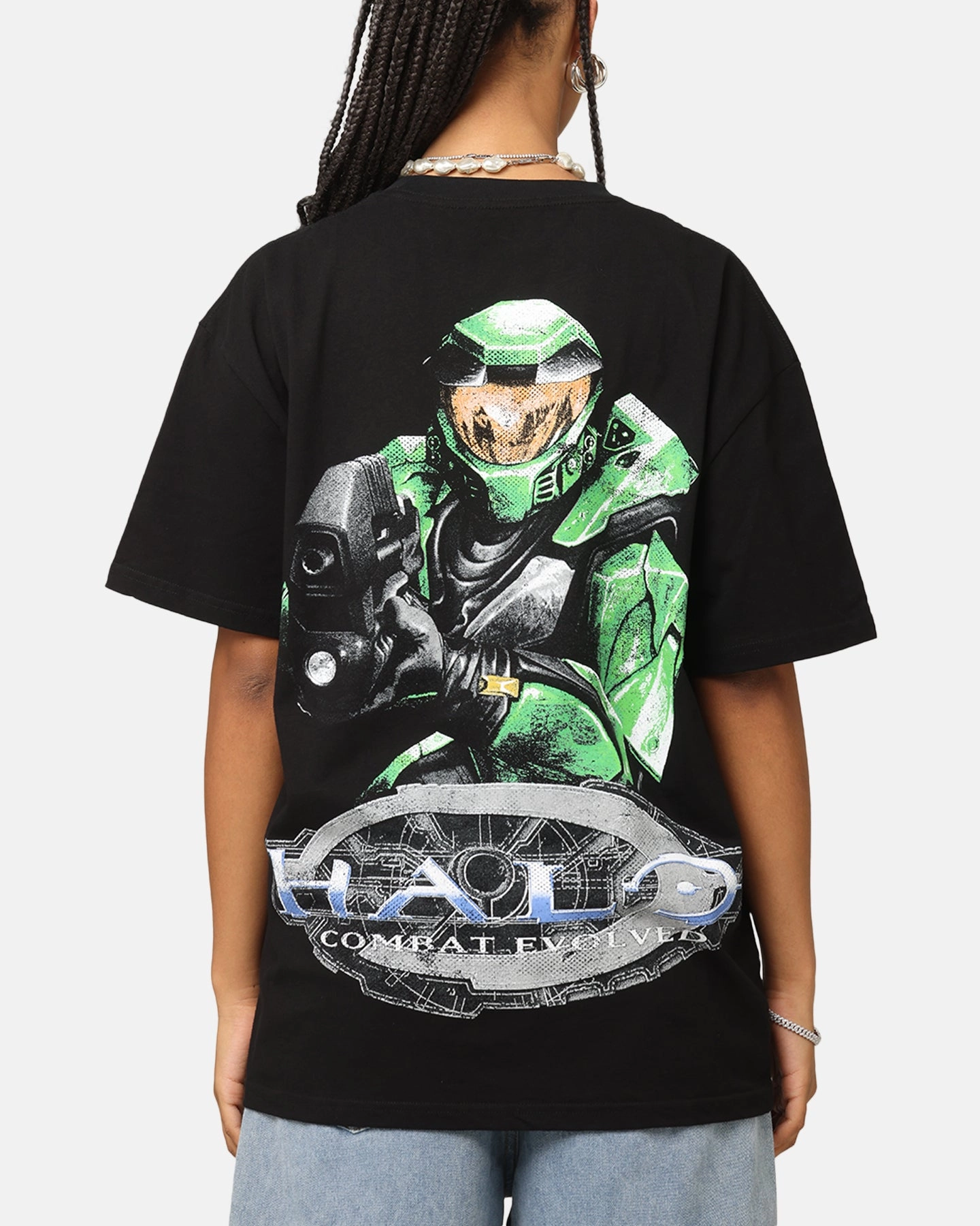Cozy Wear Goat Crew X Halo Halo Combat Evolved Heavyweight T-Shirt Black