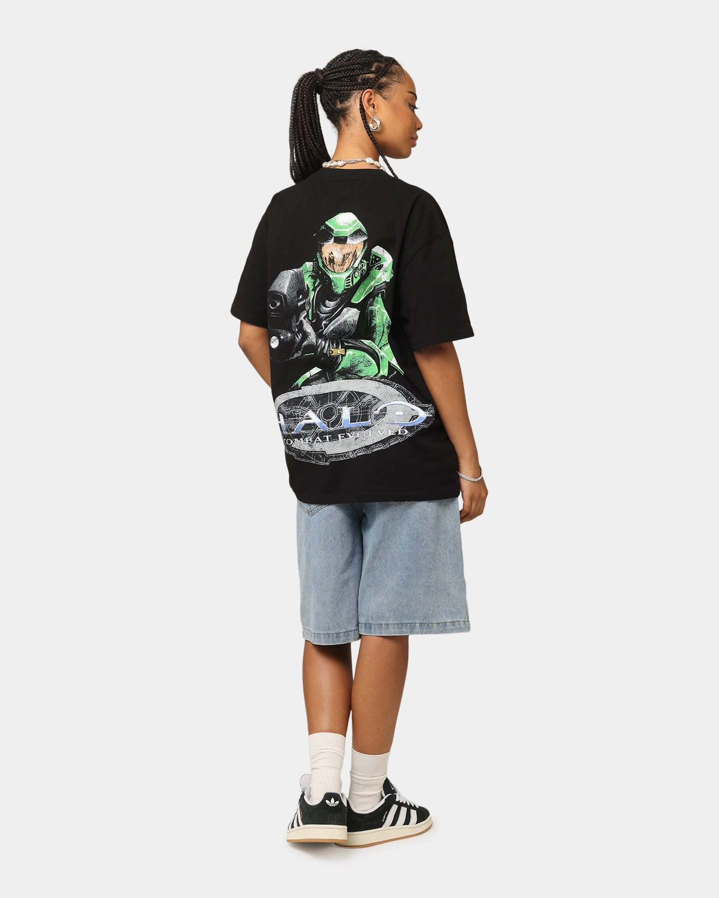 Goat Crew X Halo Halo Combat Evolved Heavyweight T-Shirt Black Everyday Comfort Pocket Reinforcement