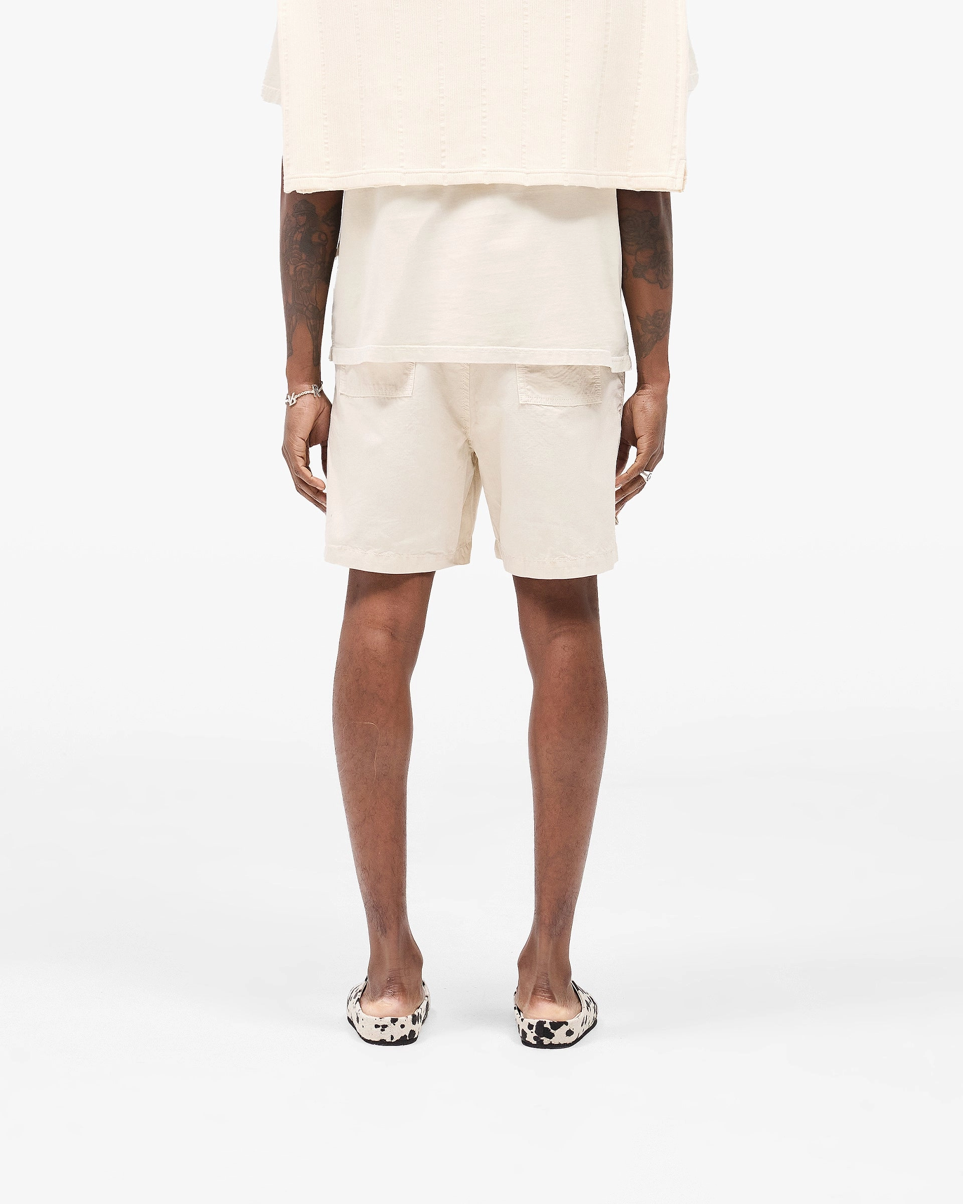 Casual Wear Comfortable Wear Front Pocket Cargo Short - Champagne