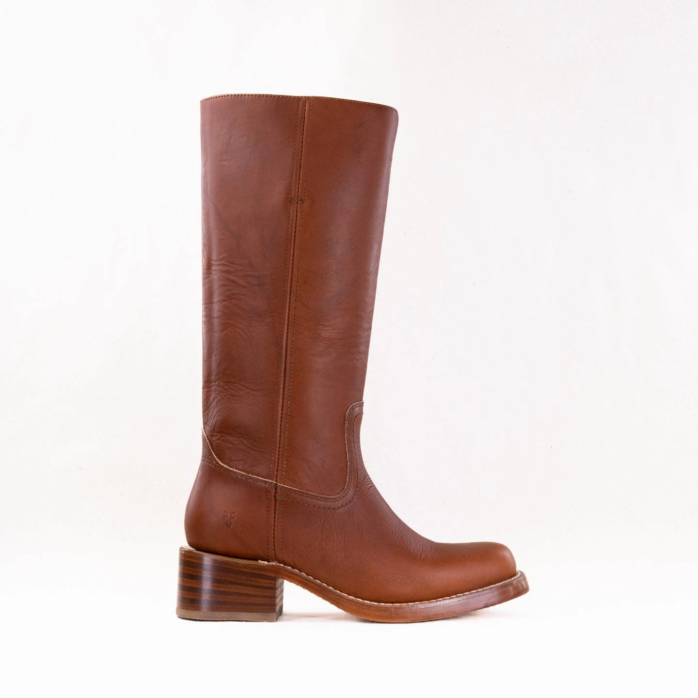 Slip Resistant Rough Trail Hiker Winter Trek FRYE Campus 14L (Women's) - Saddle