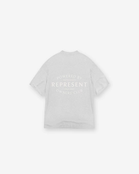 Breathable Fit Design Represent Owners Club Stamp T-Shirt - Ash Grey