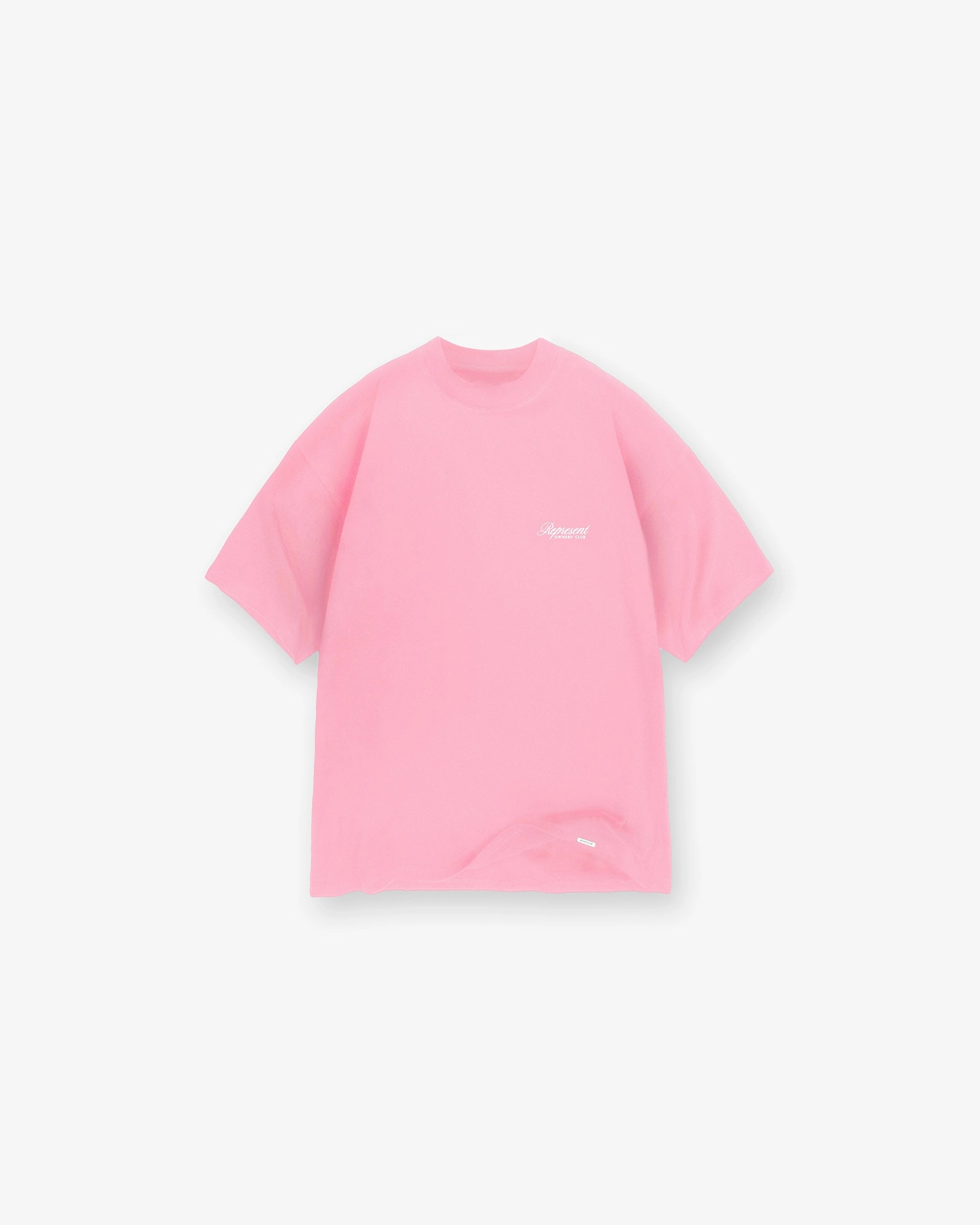 Represent Owners Club Script T-Shirt - Pink Men's masculinity Chill Mode Fit