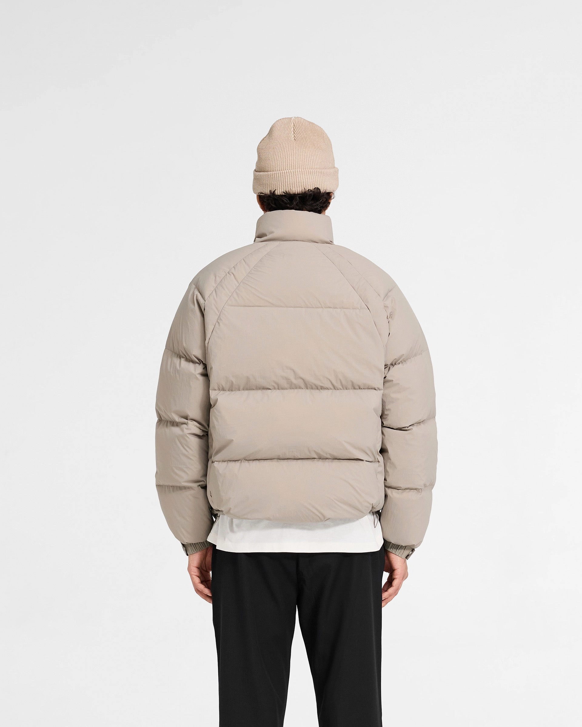 Cool Season AbrasionResistant Funnel Neck Puffer - Dune