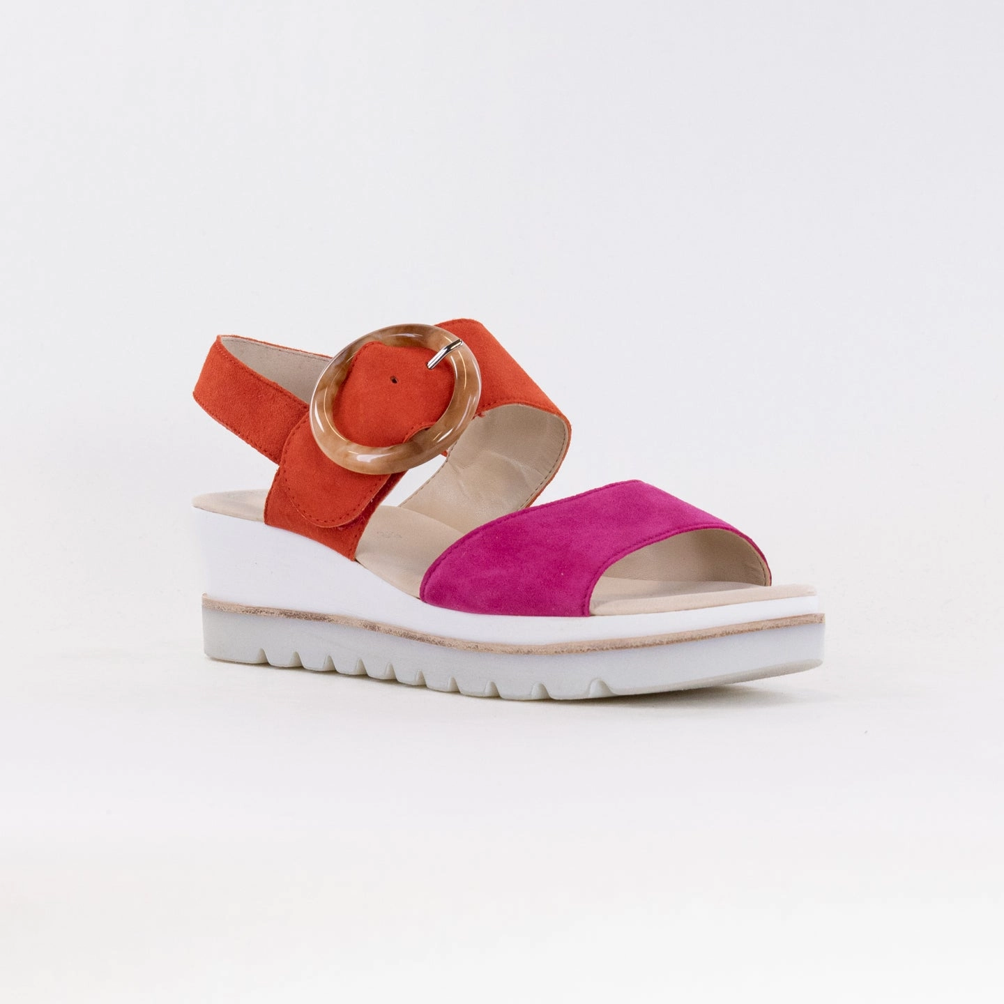 Chunky Gabor 44.645.13 Sandal (Women's) - Pink/Pumpkin