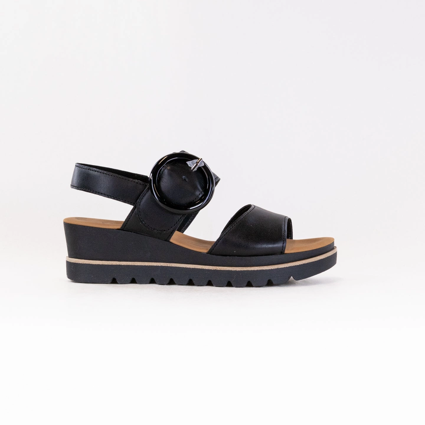 Light Travel Flats Gabor 64.645 Sandal (Women's) - Schwarz