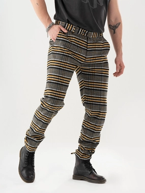 GAMOR PANTS High-rise waist