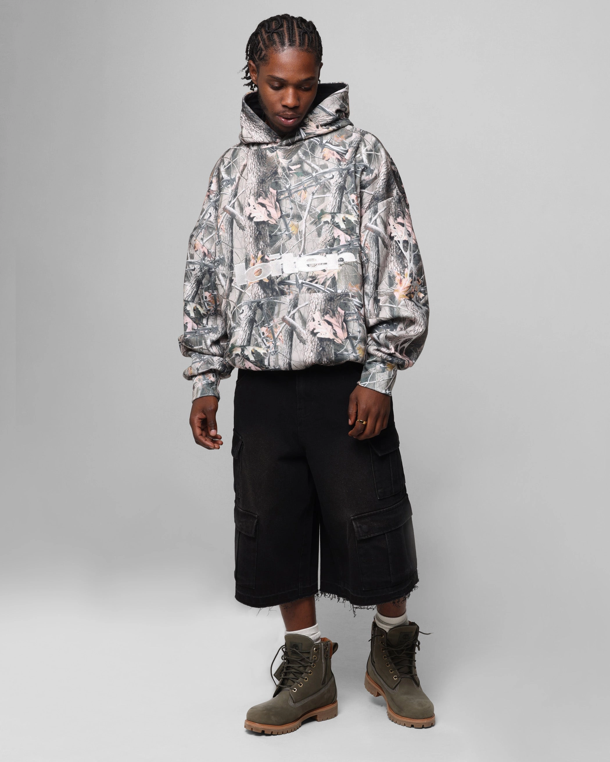 Loiter Soho Hoodie Real Tree Camo Reinforced Hem Stitching Flexible Shoulder Gusset