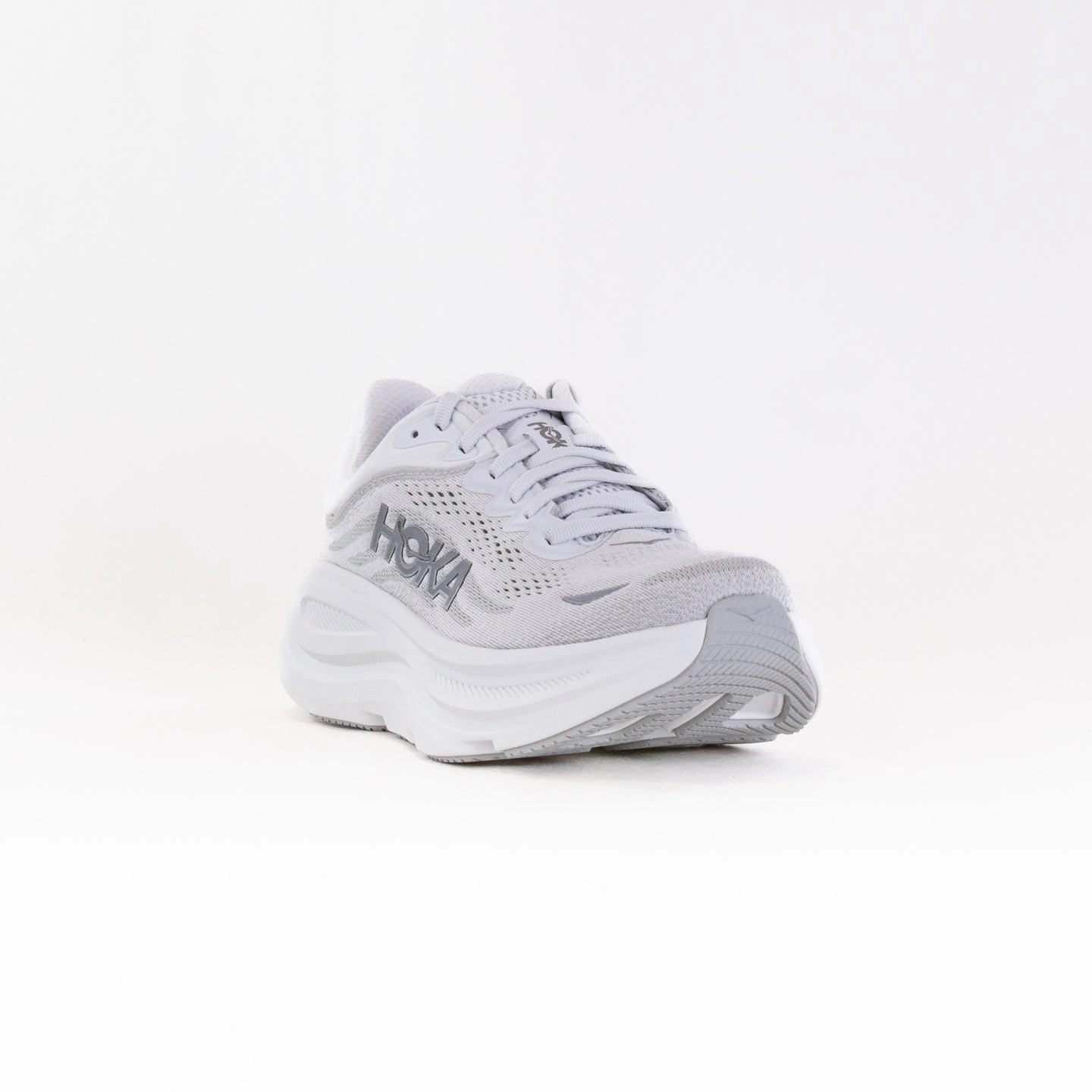 Hoka Bondi 9 Extra Wide (Women's) - Stardust/Silver Shock Cushion Light Color