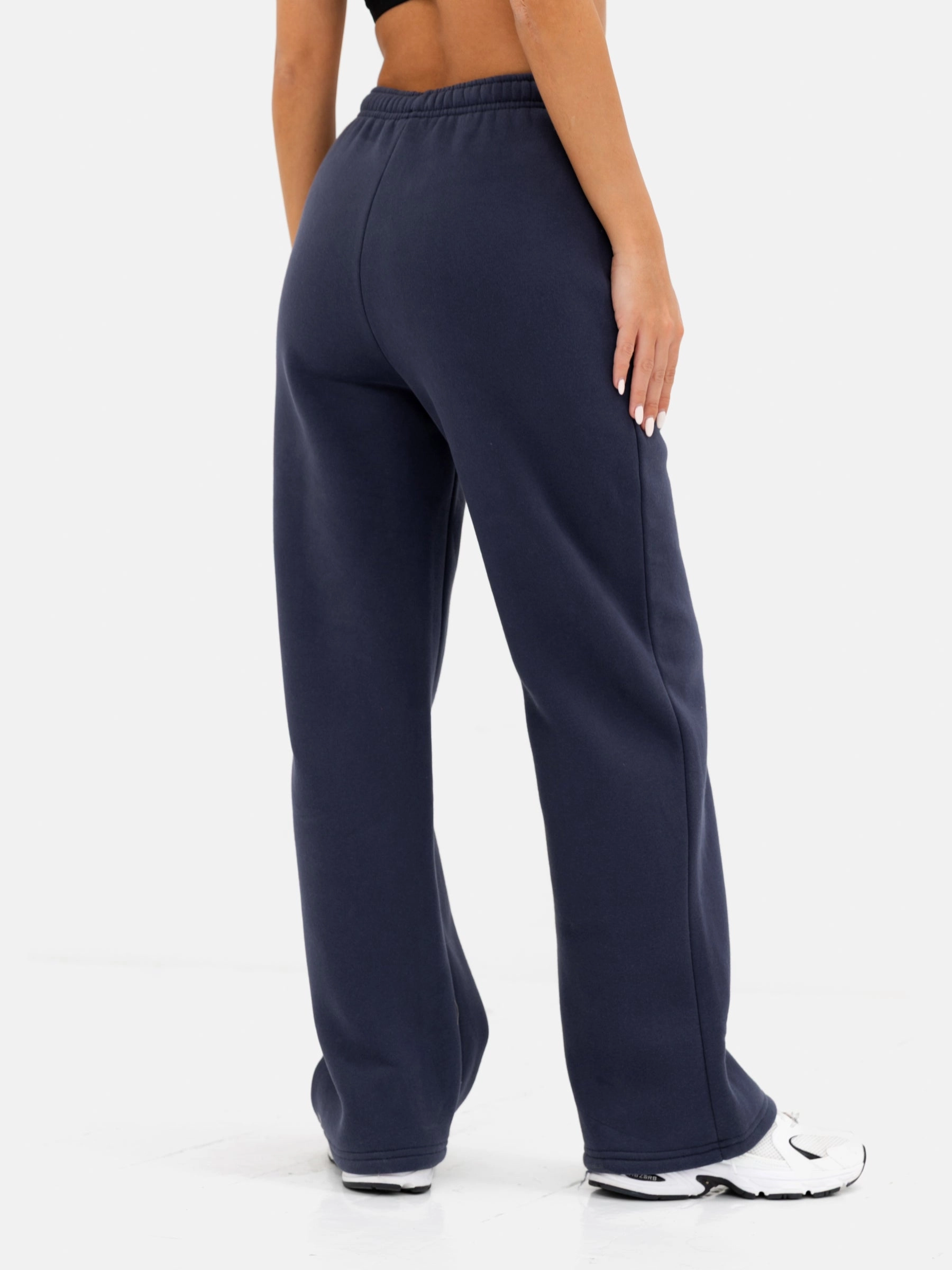Georgia Wide Leg Sweatpants - True Navy Perfect Design