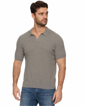Comfortable Layering Multi Ply Collar GLENVIEW SWEATER POLO